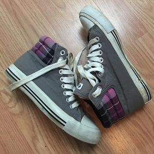 Grey High Top Converse