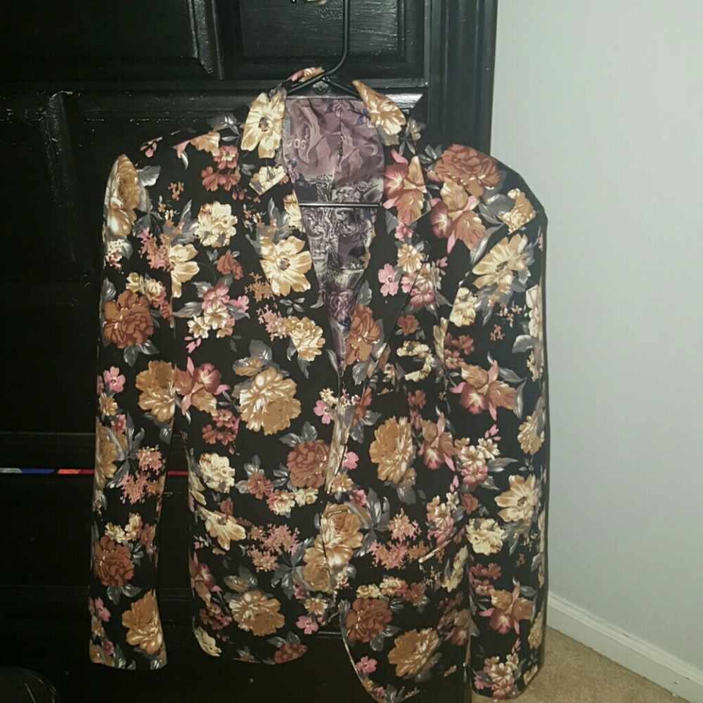 Floral Blazer