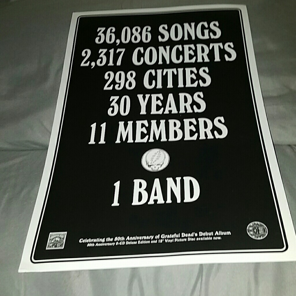 Grateful Dead Career Cardboard Poster - Picture 2 of 4