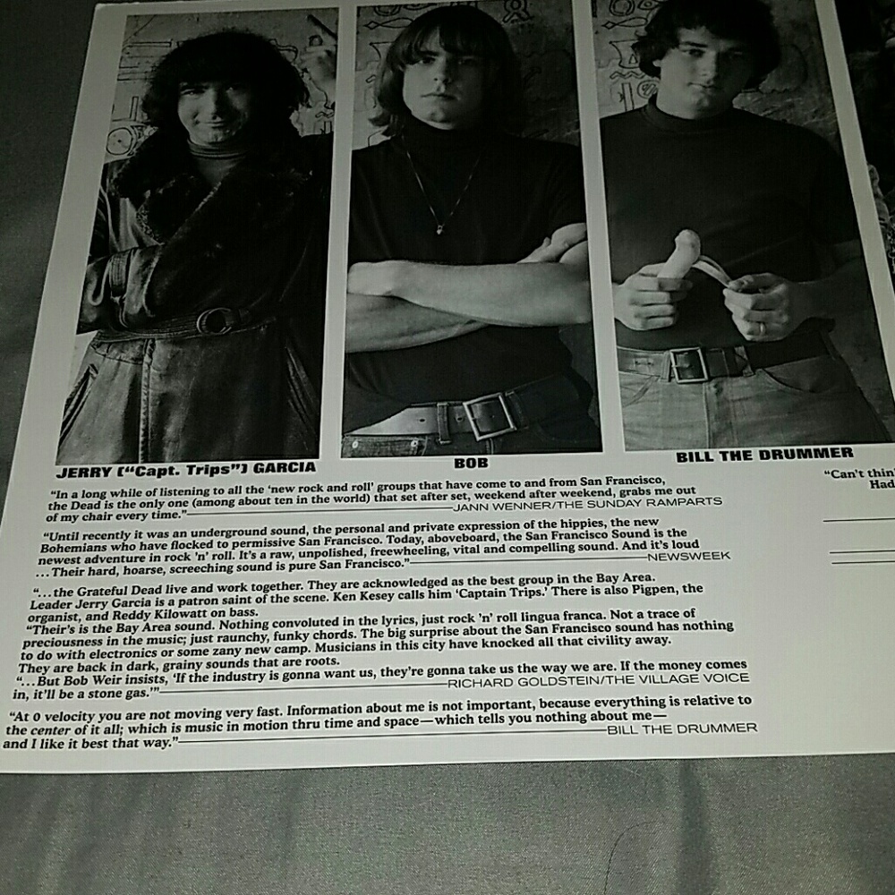 Grateful Dead Career Cardboard Poster - Picture 4 of 4