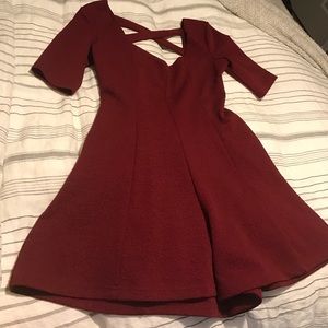 Maroon romper. Asos