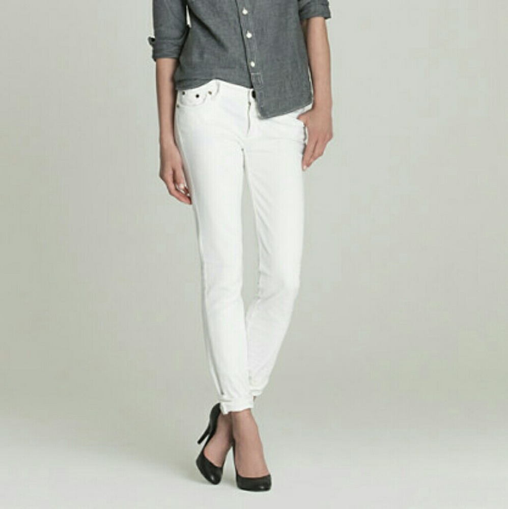 J.Crew Matchstick White Jean's