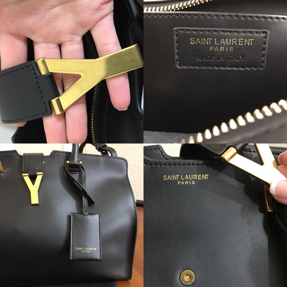 SOLD YSL Large Classic Y Cabas Bag - Picture 5 of 8