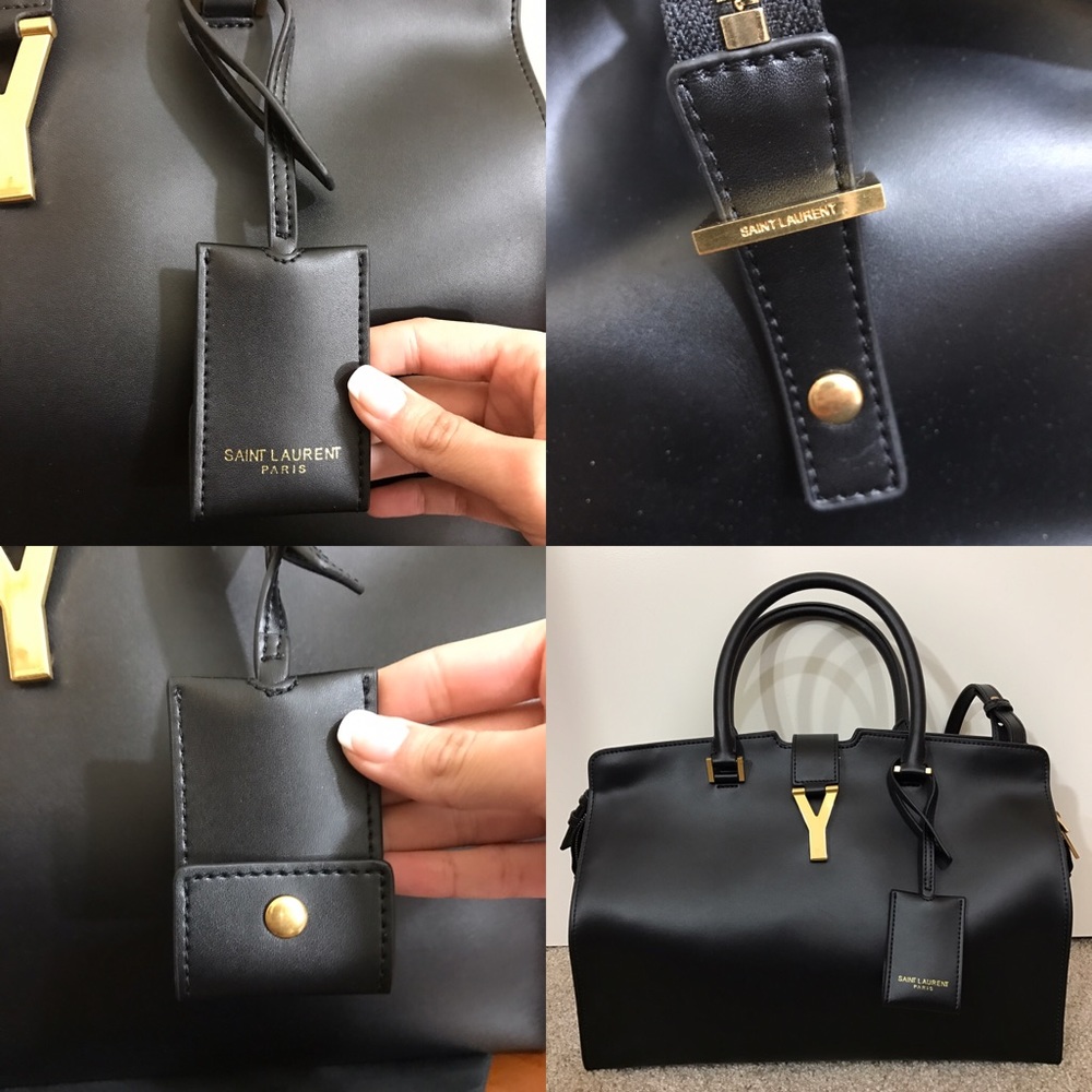 SOLD YSL Large Classic Y Cabas Bag - Picture 6 of 8