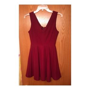 Maroon dress