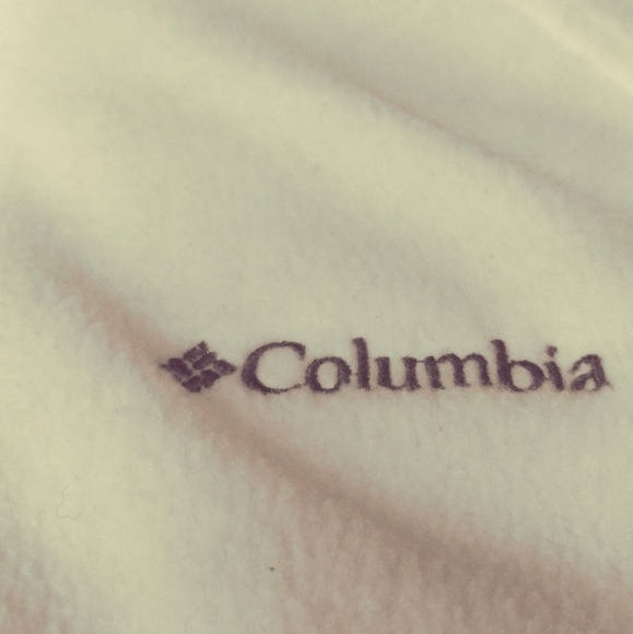 Cream white columbia fleece jacket - Picture 2 of 2