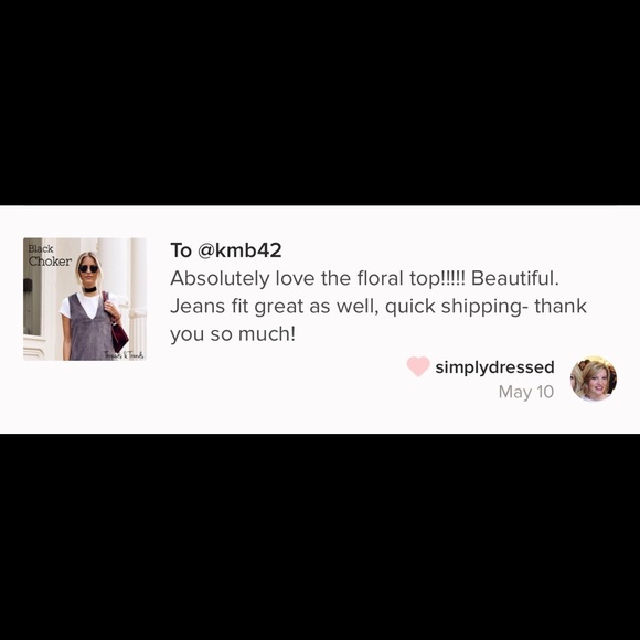 Black Velvet Choker - Picture 3 of 3