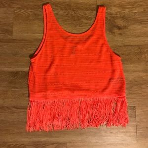 H & M Fringe Tank- New