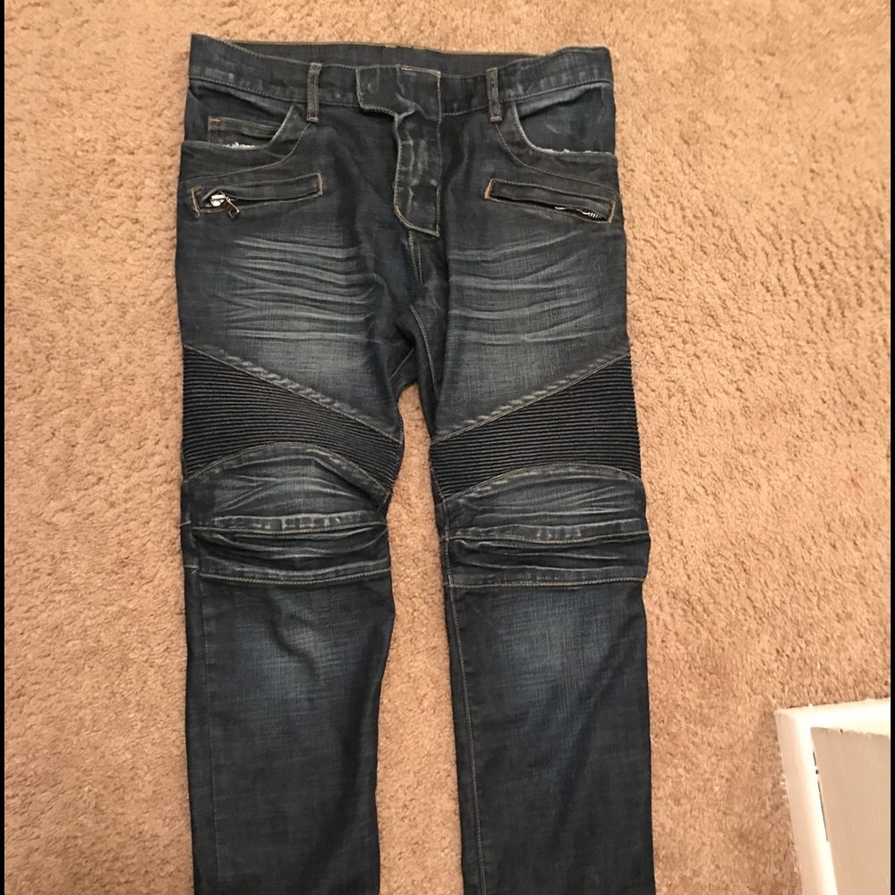 Balmain Biker Jeans