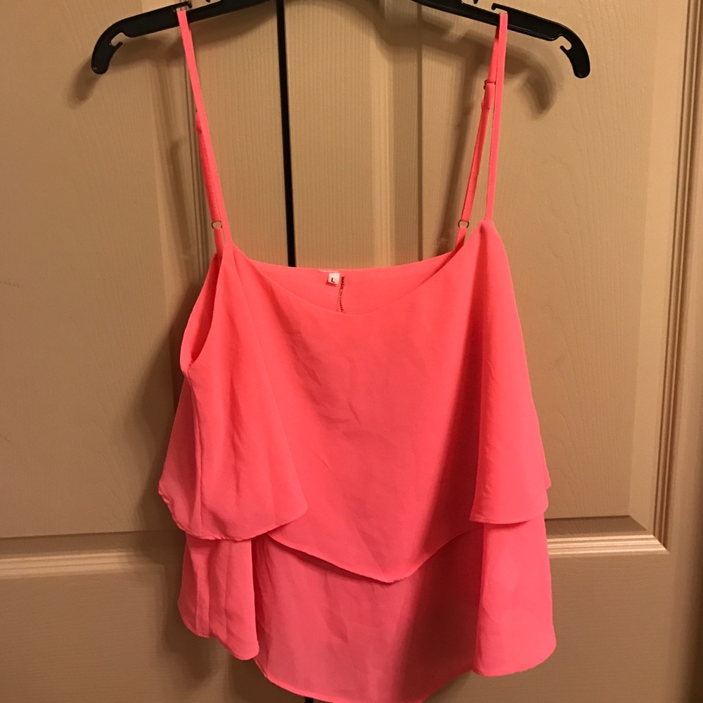 Pink Layered Tank - Picture 2 of 3