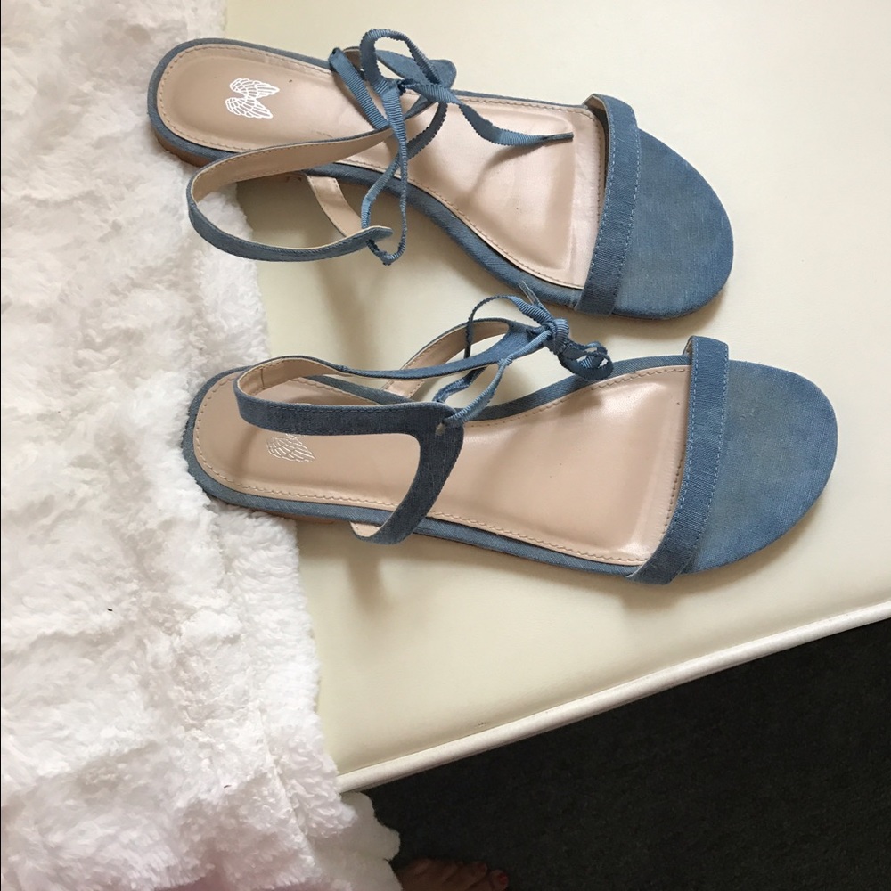 Blue Sandals