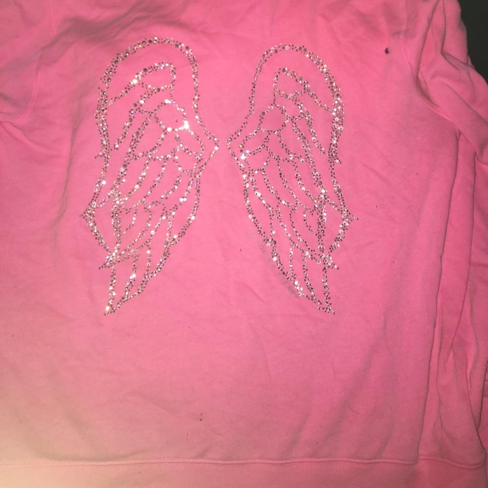 VS angel wing supermodel essentials zip up jacket