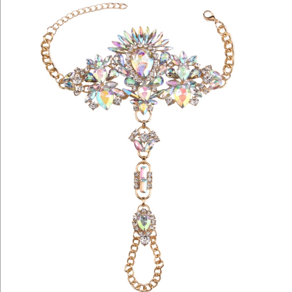 New Crystal Statement Anklet