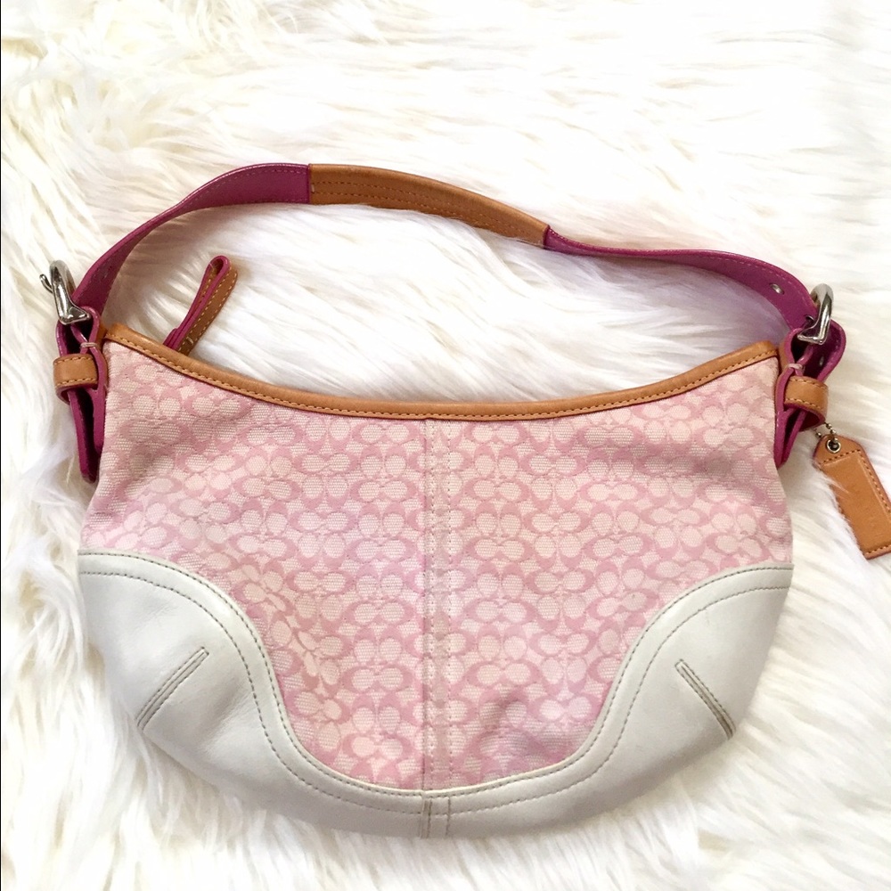 💕💕Rare Authentic Mini Pink Coach bag