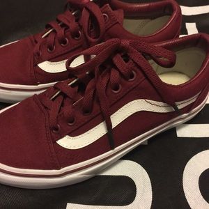 Maroon Old Skool Vans