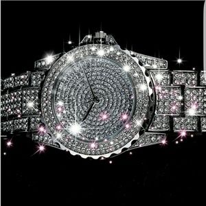 Gorgeous rhinestone ladies wristwatch