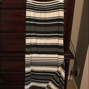 Stripped Maxi Skirt