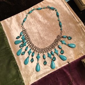 On Sale!!!!!! Blue howlite necklace!
