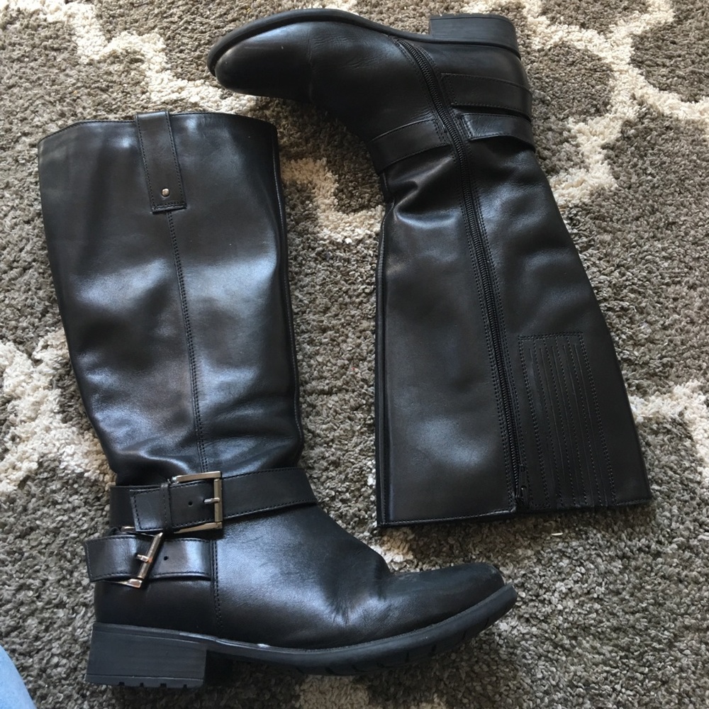 Clarks knee boots 7.5