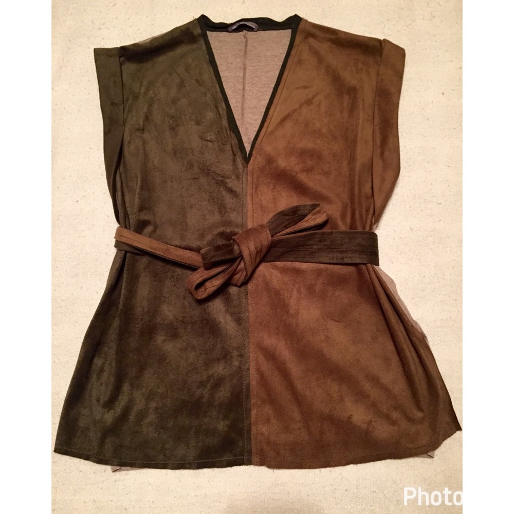 Zara suede top