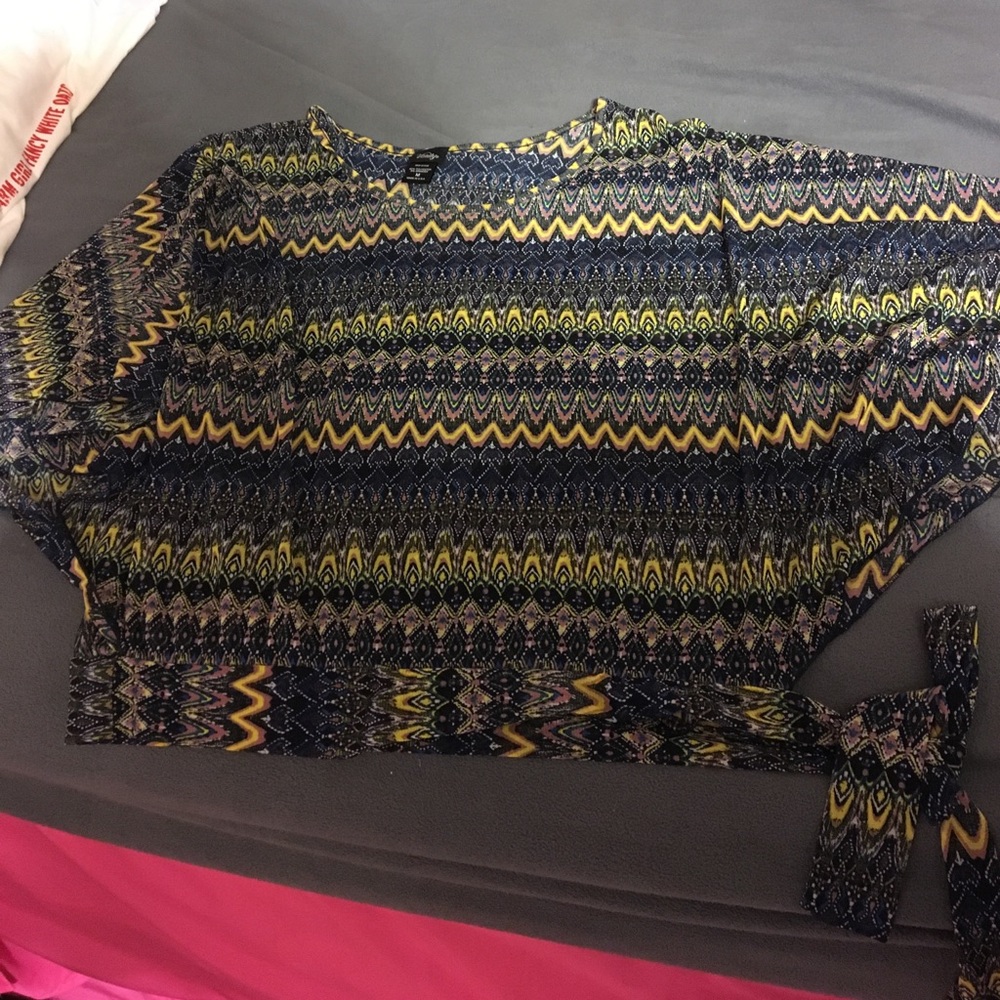 A loose flowing silky shirt from vanity