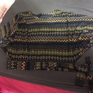 A loose flowing silky shirt from vanity