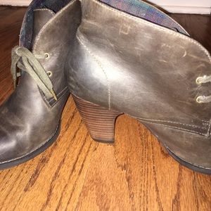 Indigo by Clarks leather heeled boots