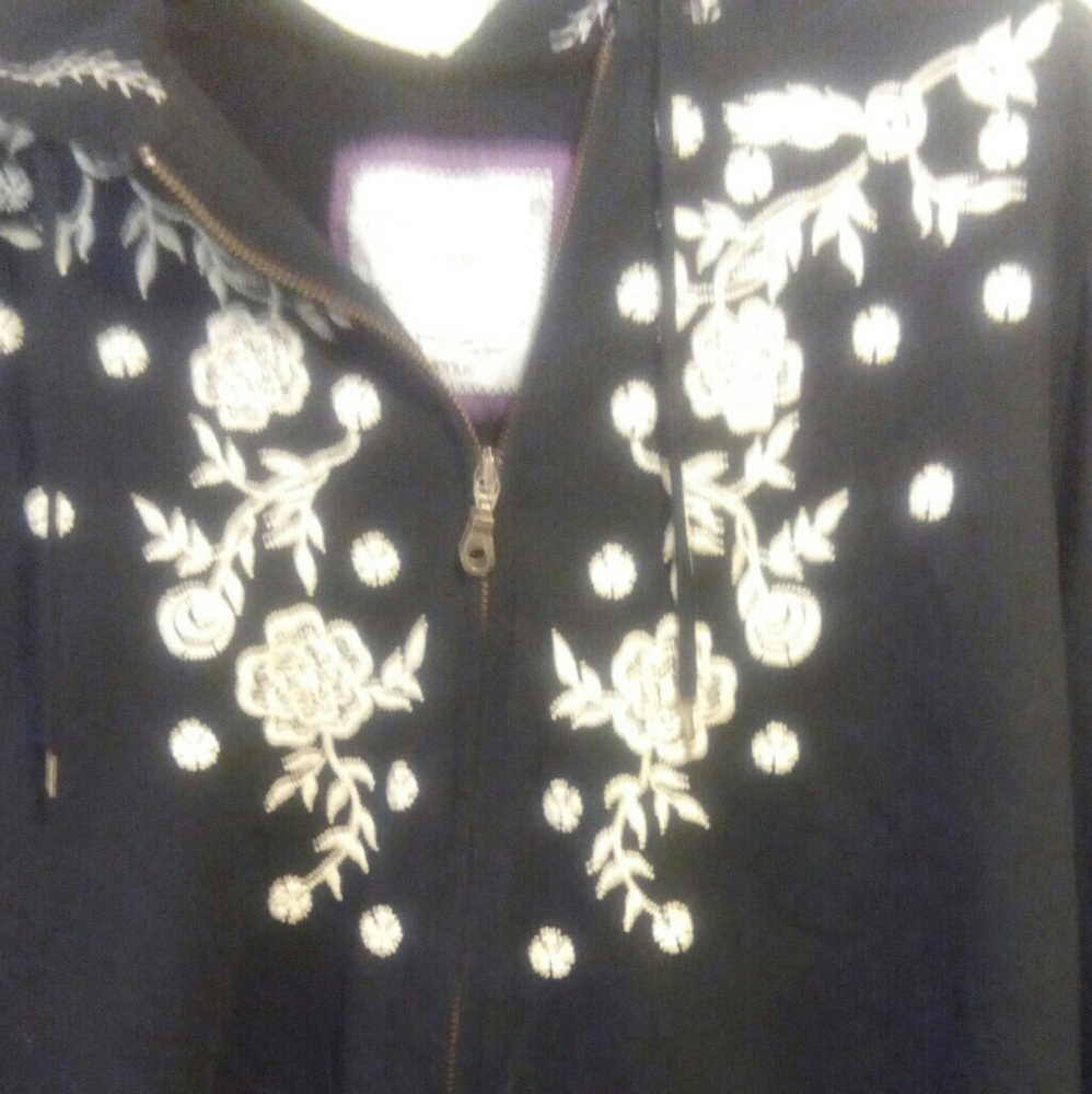 Artisan collection, Plus size, Cotton hoodie jacke