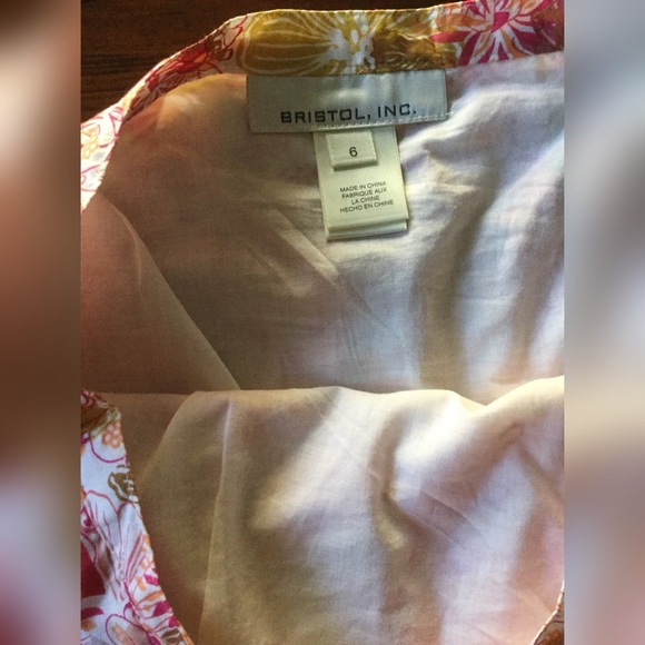 Bristol, Inc Skirt in Pink and Orange - Picture 2 of 3