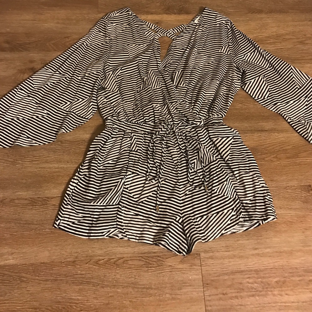 Striped Romper-New!