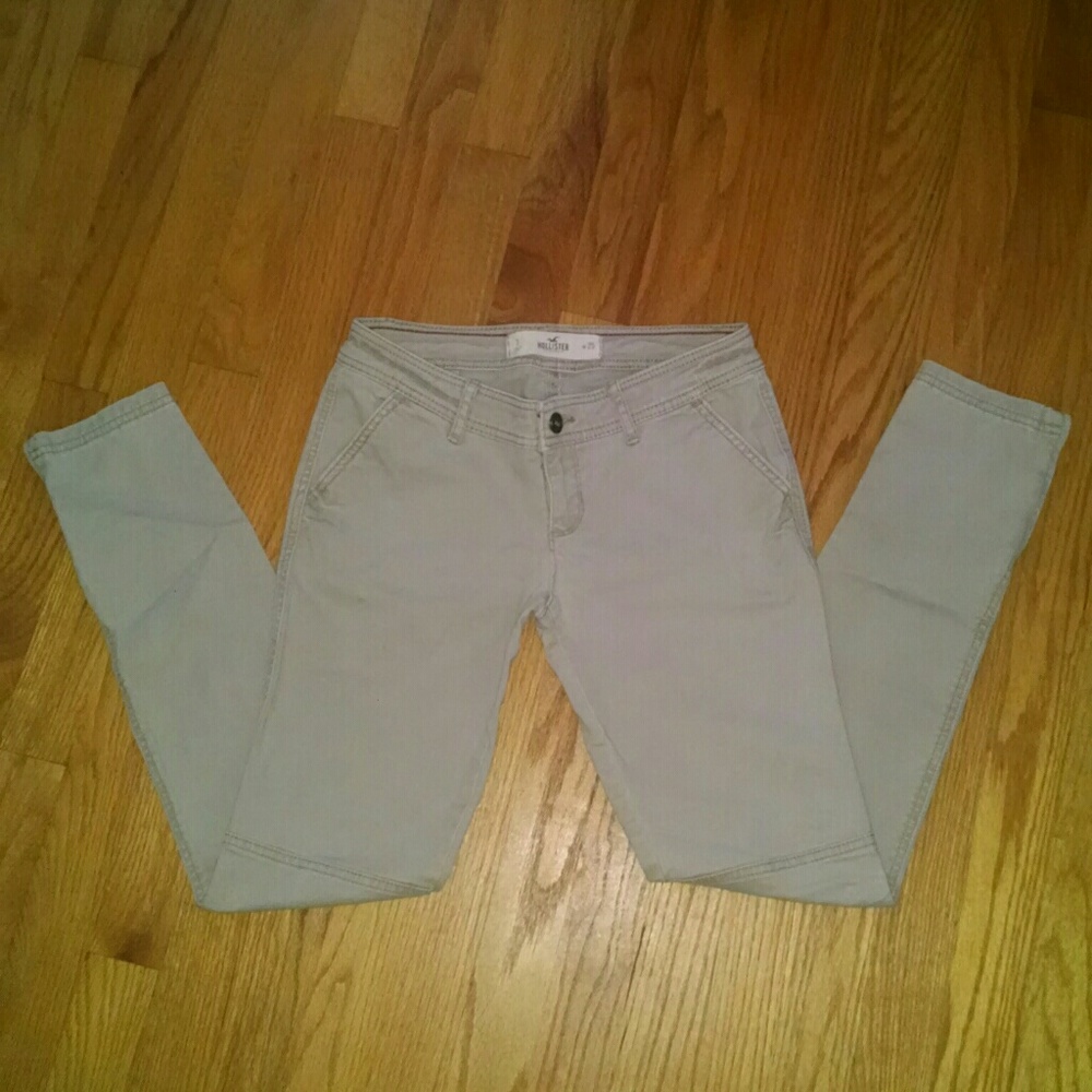 Hollister Straight Khaki Pants