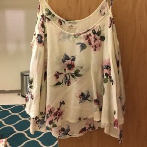 Hollister floral tank top