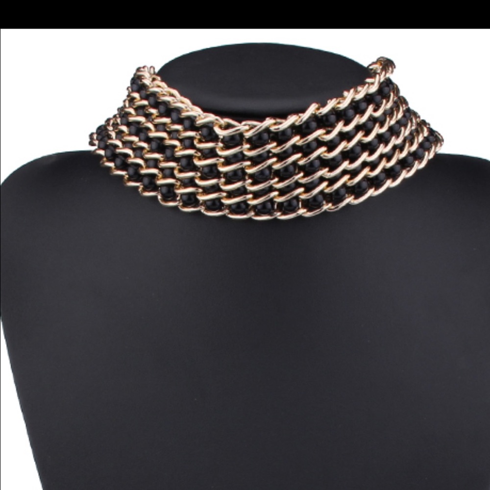 Gold Plated Choker Necklace