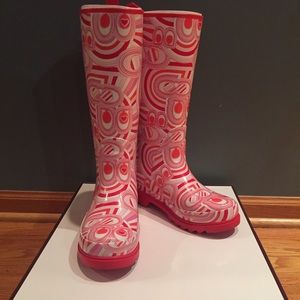 New in box coach rain boots size 7