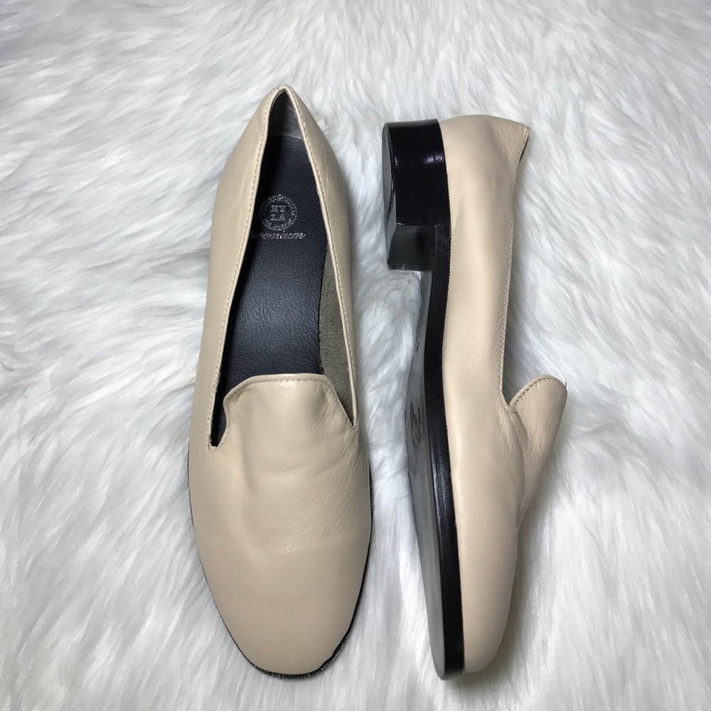 Ivory Butter Soft Leather Slip On Casual Loafer - Picture 2 of 2