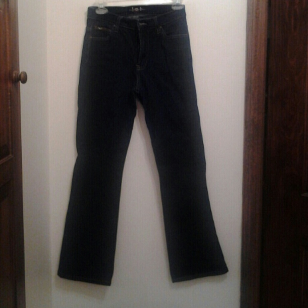 Dark straight leg jeans