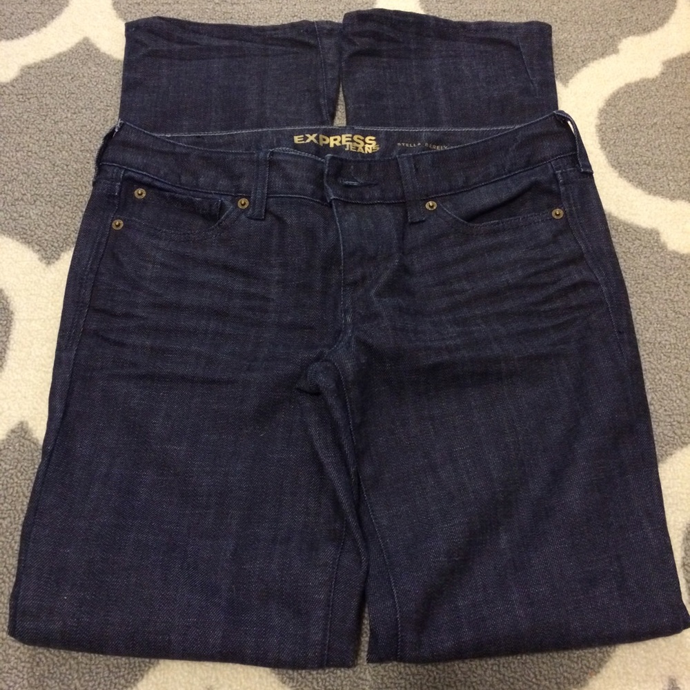 Express Stella barely boot jeans 6R
