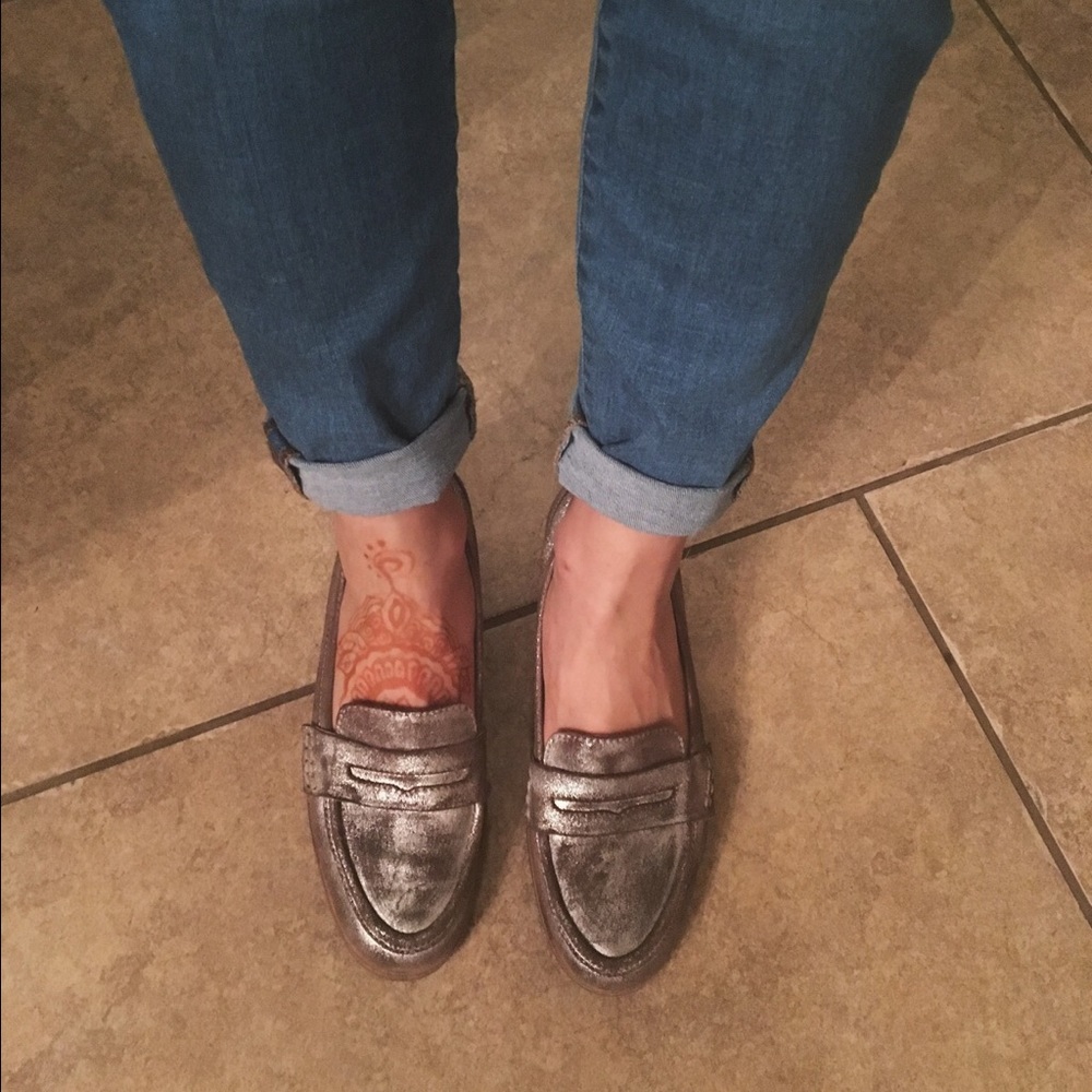 Seychelles Weekenders Metallic Loafers/Flats