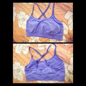 Blue Sports Bra