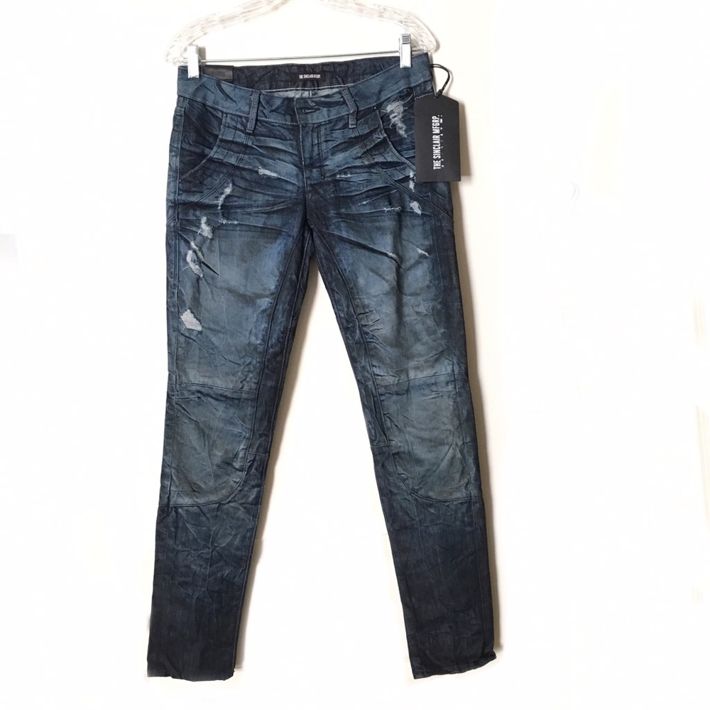 Sinclair Skinny Jeans Distressed, Nouvel Style