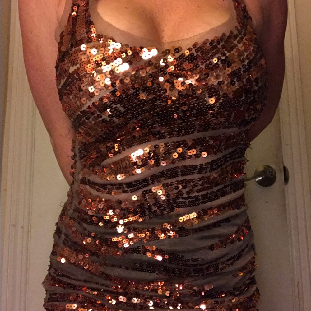 Sequin racerback top!