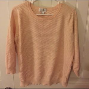 Elle blush sweater! XL