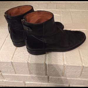 Madewell Black Leather Boots, size 7.5