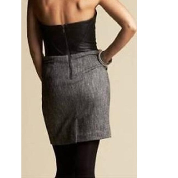 Bebe leather and tweed bustier dress - Picture 3 of 5