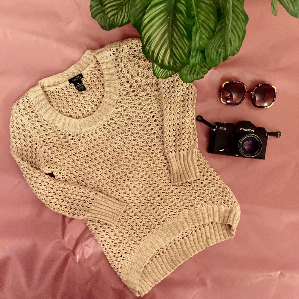 Gold Knit Sweater
