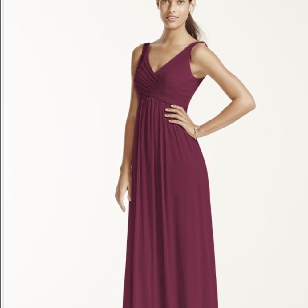 Long Mesh Dress with Cowl Back Detail - Sz 8