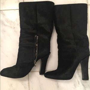 Alexander Wang Edythe Calf Hair Mid-Calf Boots 36