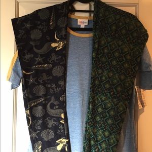 LuLaRoe Outfit - TC Mermaids + TC Print