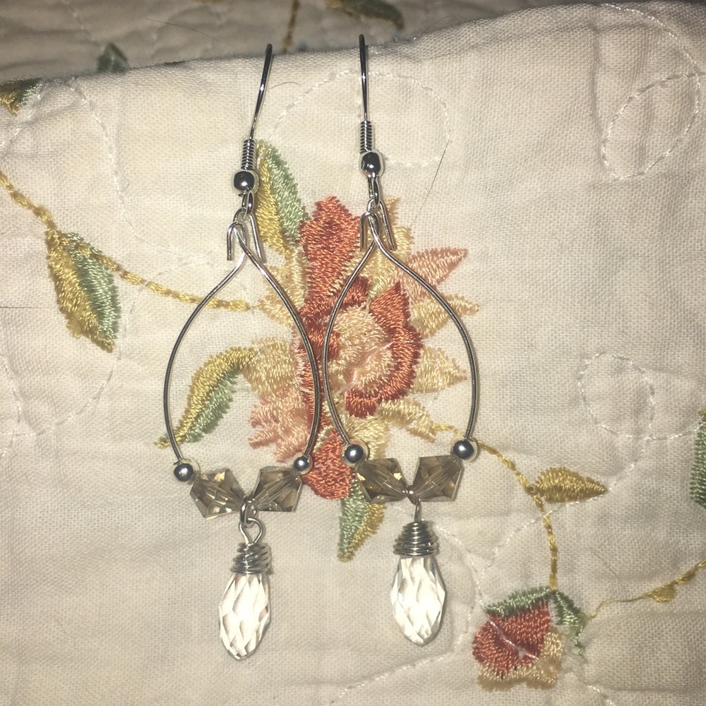 Crystal & Swarovski crystal earrings