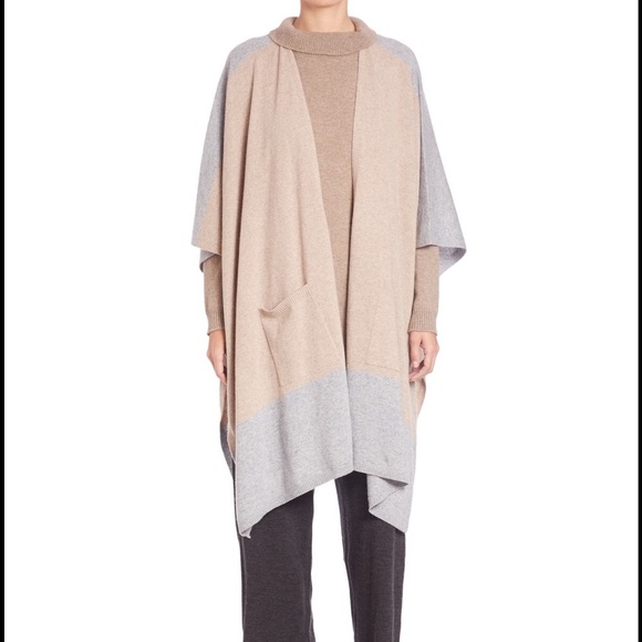 Eileen fisher cashmere long poncho Sweaters